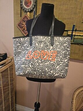 Coach Limited Edition X Keith Haring Pop Art LOVE ❤️ Large Tote Bag